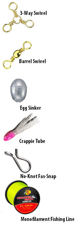 spider rig technique to use when jigging for crappie