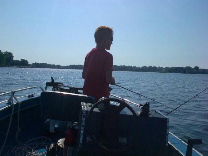 Braggin' Board Photo: fishing with dad