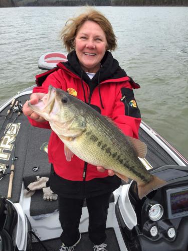 Braggin' Board Photo: Vannetta's Big Bass 5 1/2 lbs on Table Rock Lake