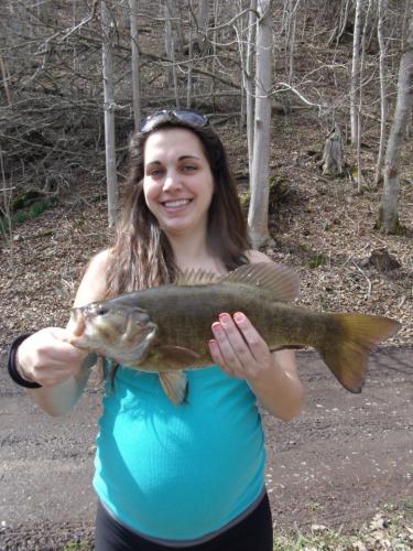 Braggin' Board Photo: pregnant and still fishing for bass