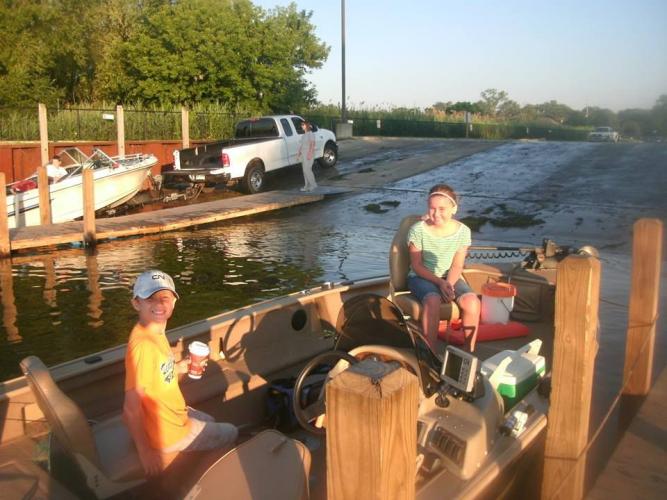 Braggin' Board Photo: Fishing in Papa Bobs Boat