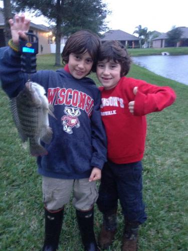 Braggin' Board Photo: Tilapia in the backyard