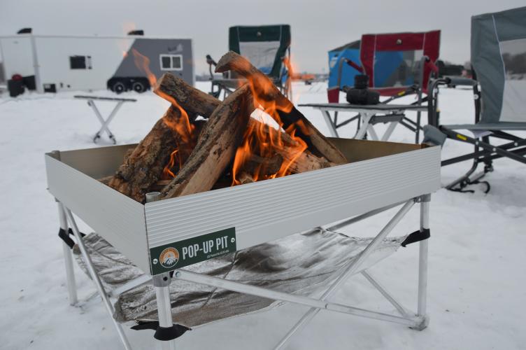 Camp Fire on The Ice