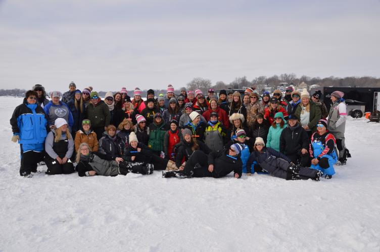 Women On Ice Event Group Photo