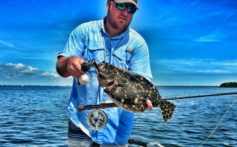 Braggin' Board Photo: Fly Fishing Flounder