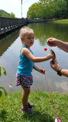 Braggin' Board Photo: First Bass Caught