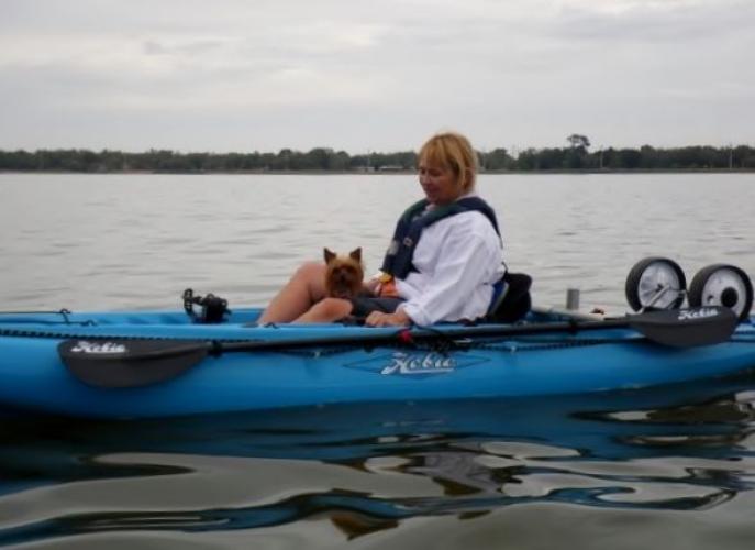 Braggin' Board Photo: Yorkie goes kayaking
