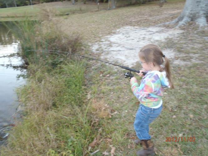 Braggin' Board Photo: Emma reeling them in