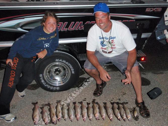 Braggin' Board Photo: Alexas trip, nice day for walleye fishing