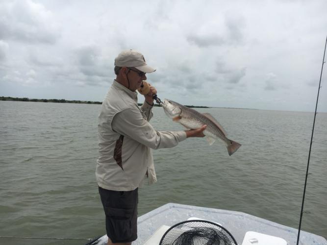 Braggin' Board Photo: Bringing in the "BIG RED"