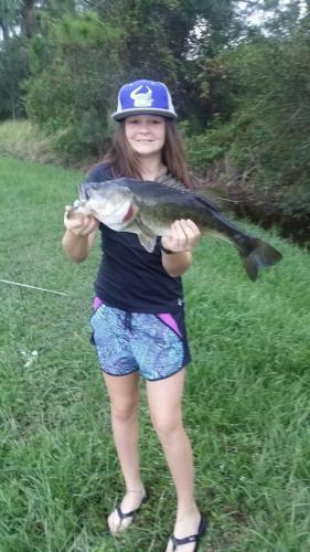 Braggin' Board Photo: Big Bass for a little lady