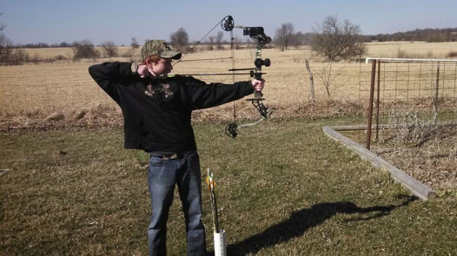 Braggin' Board Photo: Archery Target Shooting