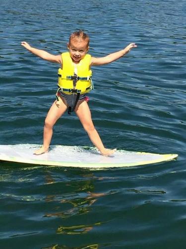 Braggin' Board Photo: Tanner on the water