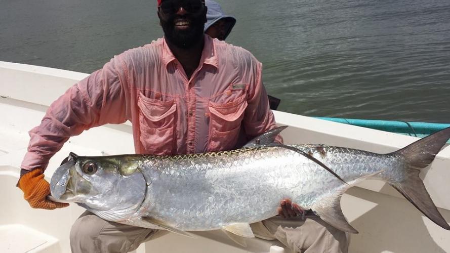 Braggin' Board Photo: Captain John Garland & Tarpon