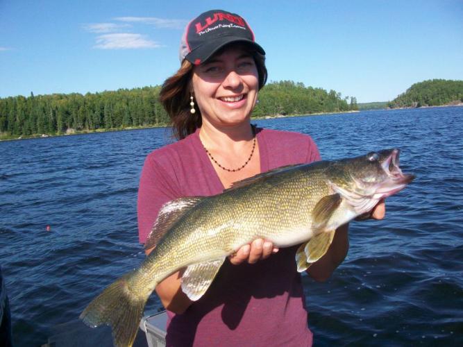 Braggin' Board Photo: Fishing Walleye, Minaki Ontario