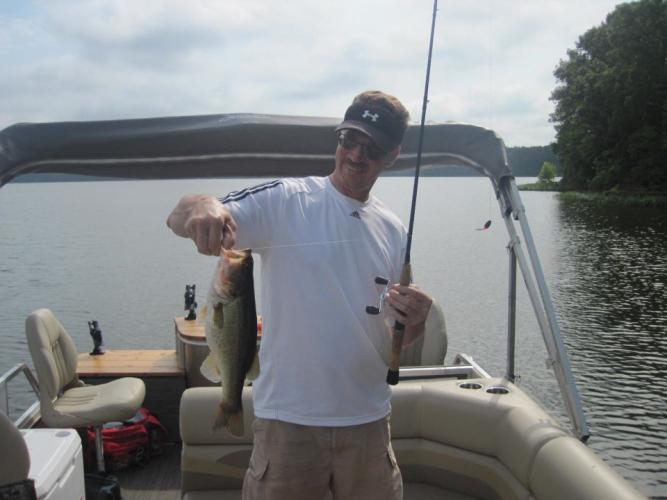 Braggin' Board Photo: Bass Fishing on Jordan Lake