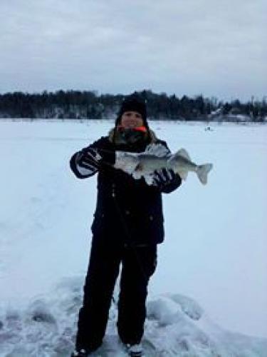 Braggin' Board Photo: Ice Fishing Bass