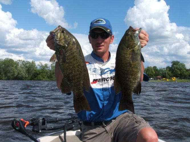 Braggin' Board Photo: Two Nice Bass, June 21  2008