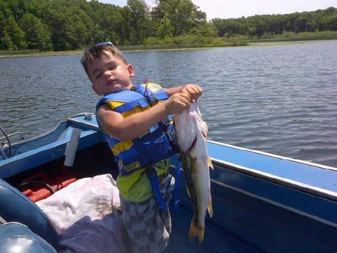 Braggin' Board Photo: CJ 1st fish
