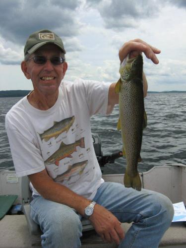 Braggin' Board Photo: 16 inch Brown Maine Trout