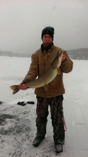 Braggin' Board Photo: Ice Fishing for Pike