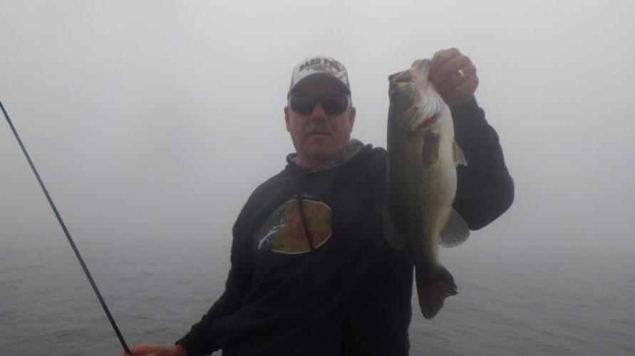 Braggin' Board Photo: Foggy Bass Fishing