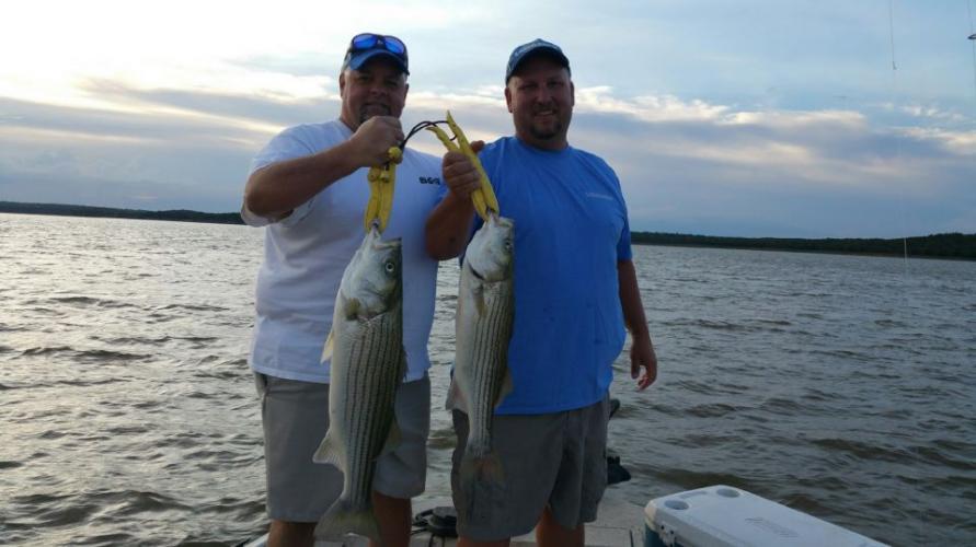 Braggin' Board Photo: Double the fun - Stripers!