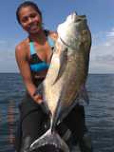Braggin' Board Photo: Nice Blue Trevally in Panama