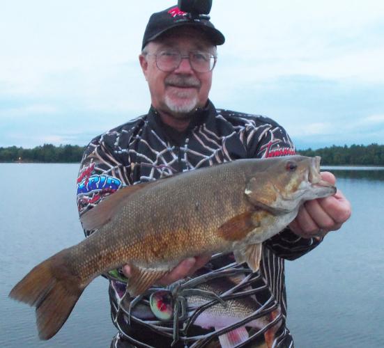 Braggin' Board Photo: Small Mouth Bass Caught on  a Suick NiteWalker