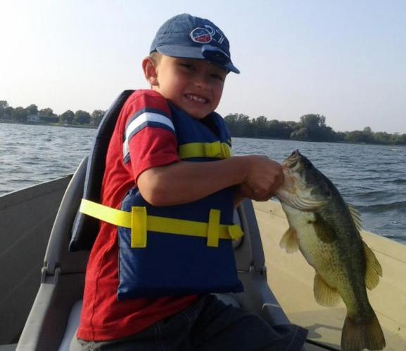 Braggin' Board Photo: My son's 3lb Largemouth