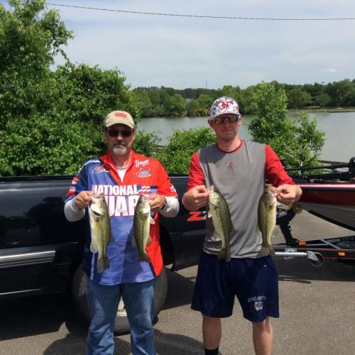 Braggin' Board Photo: We're Even - 2 & 2 Bass Catches!