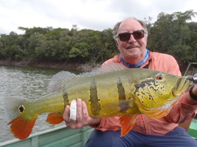 Braggin' Board Photo: Harry Robertson & Peacock Bass