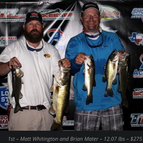 Braggin' Board Photo: Matt & Brian 12 lbs of bass