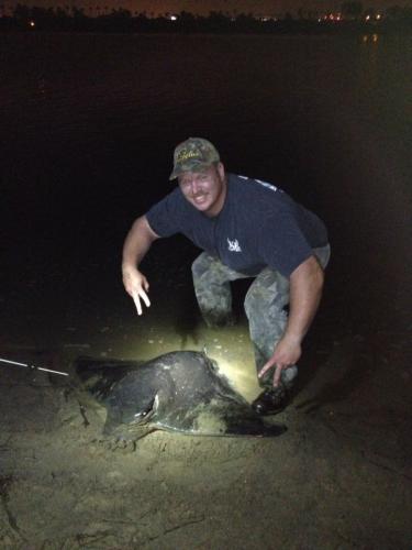 Braggin' Board Photo: 40 lb bat ray