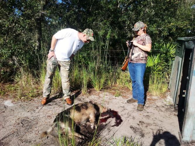 Braggin' Board Photo: Hog shot by Phil and Stephanie