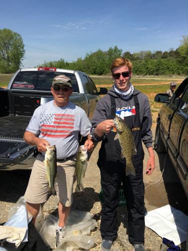 Braggin' Board Photo: 2 Guys, 3 Bass