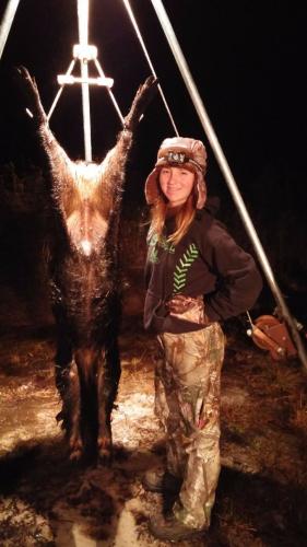 Braggin' Board Photo: Hog kill ! Lindsey's first