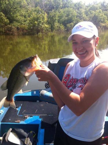 Braggin' Board Photo: Bass Fishing an Arkansas river