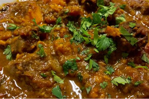 Curry Braised Venison