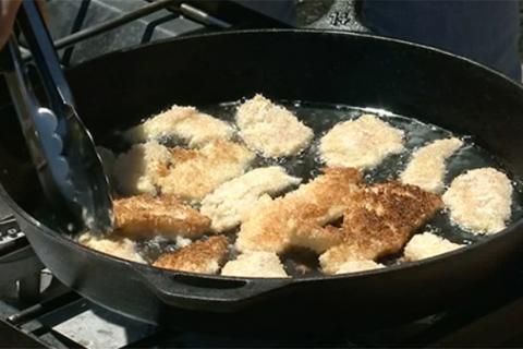 Coconut Fried Bluegill 