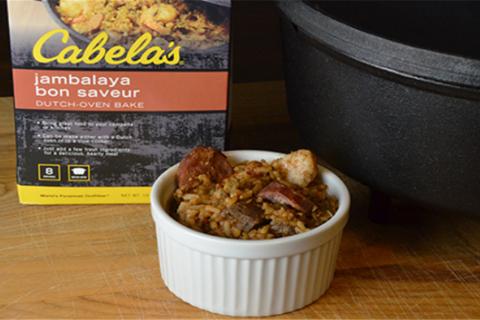 Cabela's premade dutch oven meals