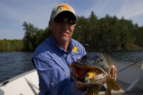 Use Big Bass Flutter Spoons for Pike and Musky 