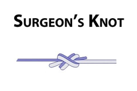 Surgeons Knot - How to tie a Surgeon's Knot