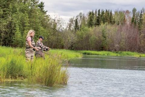 Backpack and Wilderness Fishing