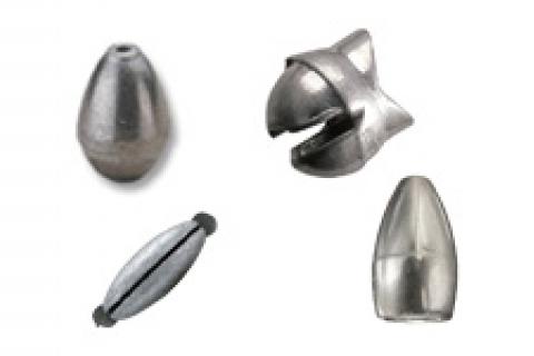 Fishing Egg Weights Lead Sinkers Removable Oval Split Shot Sinker