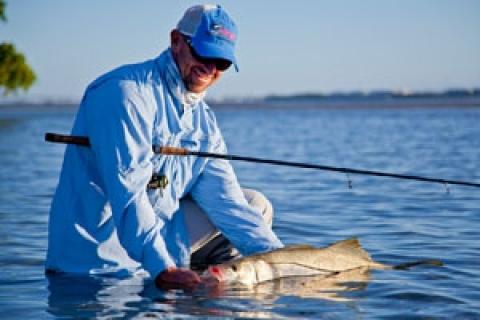 Fishing kit for hot-weather wade fishing for Men