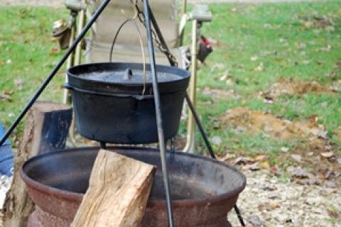 News & Tips: The Versatile Campfire Cooking Tripod