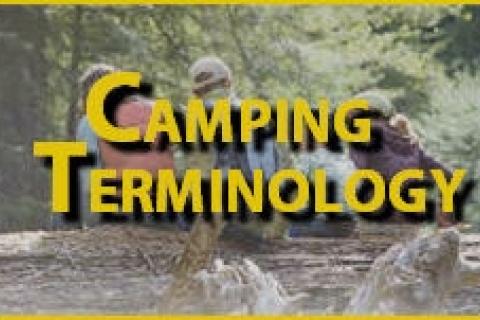 Camping Vocabulary in English - Camping Equipment Words