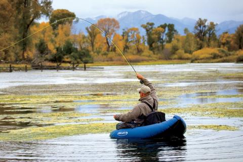 Fishing float tube