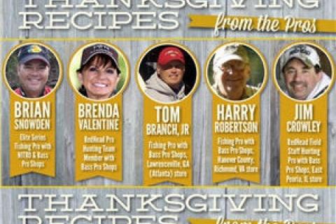 News & Tips: Thanksgiving Recipes from the Fishing Pros...
